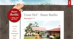 Desktop Screenshot of bauer-beelitz.de